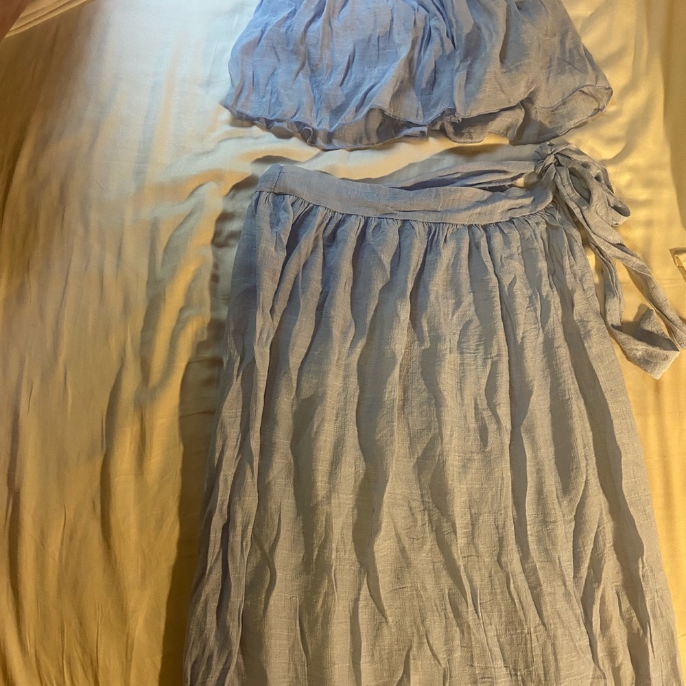 two piece swim cover up - Picture 3 of 3